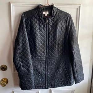 SZ LG Cato faux leather jacket